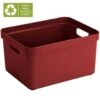 Sigma Home Opbergbox 32L Burgundy