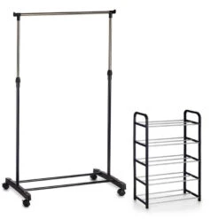 Arte R Kledingrek - Met Bijpassend Schoenenrekje - 80 X 43 X 160 Cm