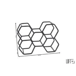 LOFT42 Pinot Wijnrek - 5 Flessen - Metaal - Zwart 7 LOFT42 Pinot Wijnrek - 5 Flessen - Metaal - Zwart -Neiuwe Order 1000032507 0102