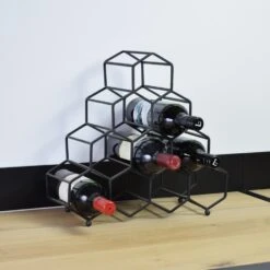 LOFT42 Pinot Wijnrek - 10 Flessen - Metaal - Zwart 8 LOFT42 Pinot Wijnrek - 10 Flessen - Metaal - Zwart -Neiuwe Order 1000032508 0102