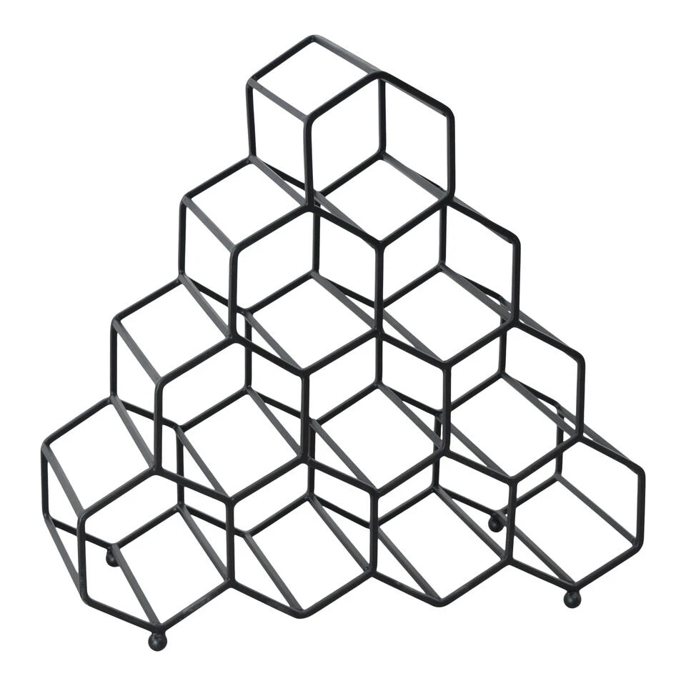 LOFT42 Pinot Wijnrek - 10 Flessen - Metaal - Zwart 3 LOFT42 Pinot Wijnrek - 10 Flessen - Metaal - Zwart