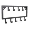 LOFT42 Bono Small Kapstok - Zwart – Metaal – 9 Haken - 50x26x4