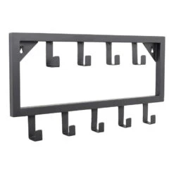 LOFT42 Bono Small Kapstok - Zwart – Metaal – 9 Haken - 50x26x4
