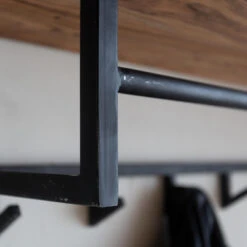 Industriële Kapstok Niels Hoedenplank Acaciahout - 33x100x27 Cm - Hout - Bruin -Neiuwe Order 1000042287 0102