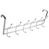 Merkloos Deurkapstok - 12 Haken - Chroom - 50 Cm