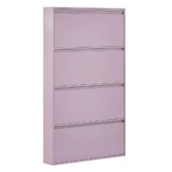 Beliani Commode TORRENS - Paars Staal