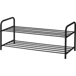 Excellent Houseware Schoenenrek - Zwart - Metaal - 2-laags - 91 Cm