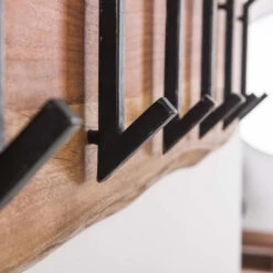 Giga Meubel Wandkapstok 2x6 Haken - Acaciahout - 100cm - Kapstok Edge 9 Giga Meubel Wandkapstok 2x6 Haken - Acaciahout - 100cm - Kapstok Edge -Neiuwe Order 1000051978 0103