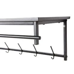 WOOOD Taeke Kapstok - Metaal - Zwart - 26x75x33 -Neiuwe Order 1000052513 0101