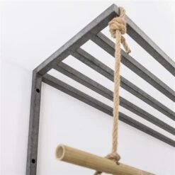 Industriële Kapstok Bobby Hoedenplank 6 Haaks - 32x120x39 Cm - Metaal - Grijs -Neiuwe Order 1000054392 0103