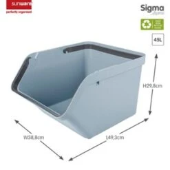 Sigma Home Sorteer Unit 45L Blauw 7 Sigma Home Sorteer Unit 45L Blauw -Neiuwe Order 1000068013 0101