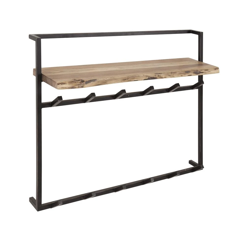 Giga Meubel Wandkapstok 12-Haaks - Hoedenplank - Air Solid 3 Giga Meubel Wandkapstok 12-Haaks - Hoedenplank - Air Solid