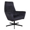Fauteuil Draaibaar Casper Velvet Antraciet - Stof - Grijs -Neiuwe Order 1000072638