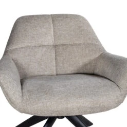 Giga Meubel Fauteuil Beige - Stof & Metaal - Zithoogte 43 - Stoel Shannon -Neiuwe Order 1000072859 0102