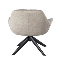Giga Meubel Fauteuil Beige - Stof & Metaal - Zithoogte 43 - Stoel Shannon -Neiuwe Order 1000072859 0103
