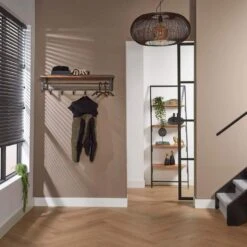 Dimitry Kapstok Met - Hout - Bruin 8 Dimitry Kapstok Met - Hout - Bruin -Neiuwe Order 1000076594 0102