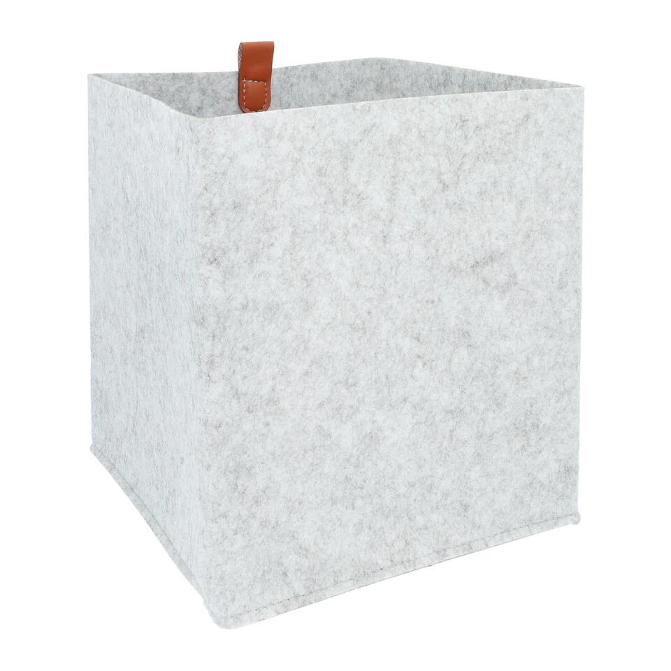 QUVIO Organizer Vierkant - 23 X 26,5 Cm - Vilt - Grijs 3 QUVIO Organizer Vierkant - 23 X 26,5 Cm - Vilt - Grijs