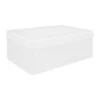 QUVIO Opbergdoos - 30 X 21 X 11 Cm - Plastic - Transparant -Neiuwe Order 1000081774