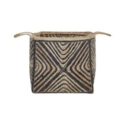 Beliani Mand KOLHAPUR - Natuurlijk Jute