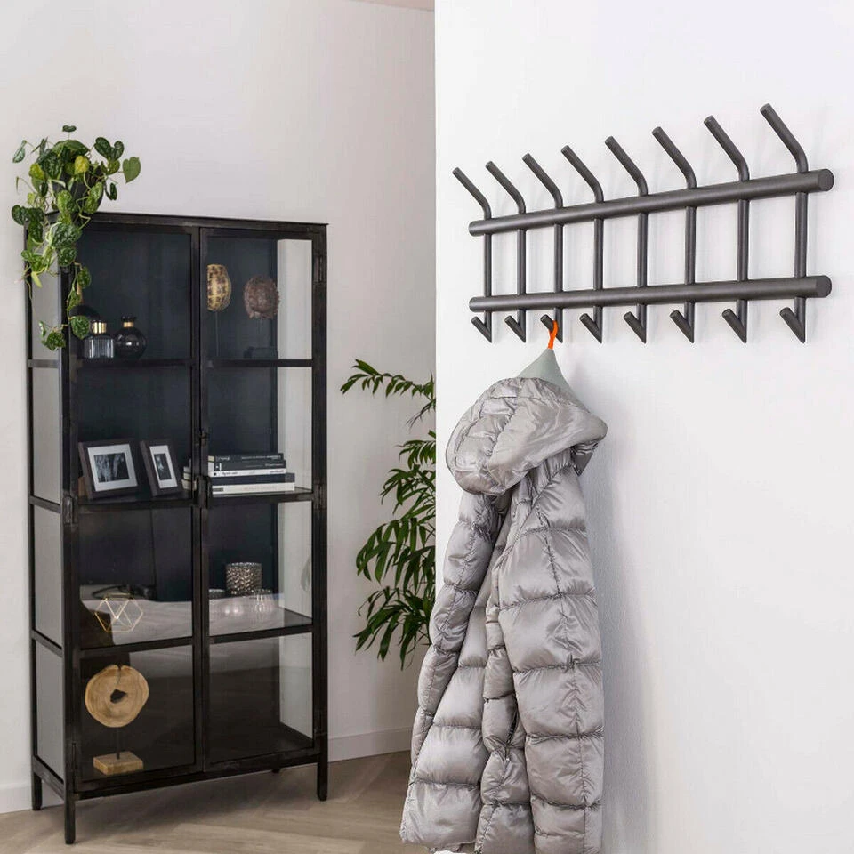 Isaac Kapstok 8 - Metaal - Grijs 4 Isaac Kapstok 8 - Metaal - Grijs - Afbeelding 2