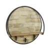 Industrieel Rond Wandrek Acaciahout Mill Ø60 Cm - 15x60x60 Cm - Hout - Bruin 2 Industrieel Rond Wandrek Acaciahout Mill Ø60 Cm - 15x60x60 Cm - Hout - Bruin -Neiuwe Order 1000084471