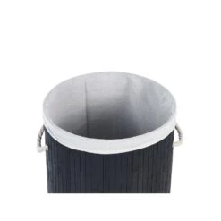 Beliani Mand SANNAR - Zwart Bamboehout 9 Beliani Mand SANNAR - Zwart Bamboehout -Neiuwe Order 1000087692 0104