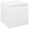 VidaXL Opbergbox Met Lade 40,5x40x40 Cm Bewerkt Hout Wit -Neiuwe Order 1000088069