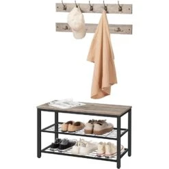 Ylumen Kapstok Set - 30 X46 Cm - Zwart Grijs 9 Ylumen Kapstok Set - 30 X46 Cm - Zwart Grijs -Neiuwe Order 1000088125 0103