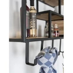 Decor 88 Elco Wandrek Industrieel Met 7 Haken - 22x80x45,5 Cm 7 Decor 88 Elco Wandrek Industrieel Met 7 Haken - 22x80x45,5 Cm -Neiuwe Order 1000094092 0102