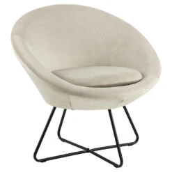 Sohome Fauteuil Kang - Velvet - Zand
