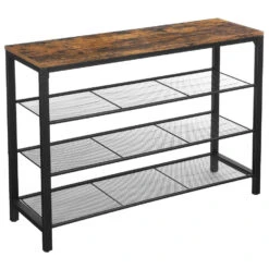 ACAZA Schoenenrek In Industriële Stijl - Rustiek Bruin En Zwart
