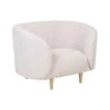 Beliani Fauteuil LOEN - Beige Polyester 1 Beliani Fauteuil LOEN - Beige Polyester -Neiuwe Order 1000099775