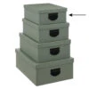 5Five Opbergdoos/box - Groen - L28 X B22 X H11 Cm - Stevig Karton 1 5Five Opbergdoos/box - Groen - L28 X B22 X H11 Cm - Stevig Karton -Neiuwe Order 1000100114
