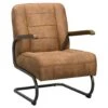 Fauteuil Ivar - Stof - Cognac 1 Fauteuil Ivar - Stof - Cognac -Neiuwe Order 10207511
