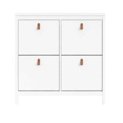 Schoenenkast Madeira - Wit - 103x102x25 Cm