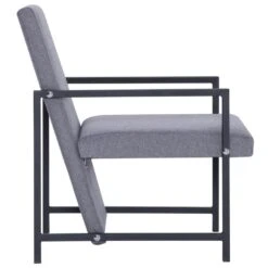 VidaXL Fauteuil Stof Lichtgrijs 9 VidaXL Fauteuil Stof Lichtgrijs -Neiuwe Order 1230369017 0103