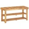 VidaXL Schoenenrek 90x32x46 Cm Massief Acaciahout 1 VidaXL Schoenenrek 90x32x46 Cm Massief Acaciahout -Neiuwe Order 1286515715