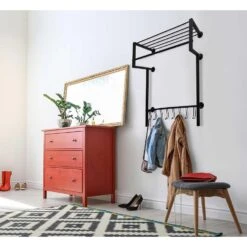 Ylumen Kapstok Big-Black - 28.5 X93 Cm - Zwart -Neiuwe Order 1843314390 0102