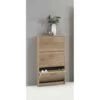 Schoenenkast Step - Eikenkleur - 58,5x104,5x17 Cm -Neiuwe Order 81017471