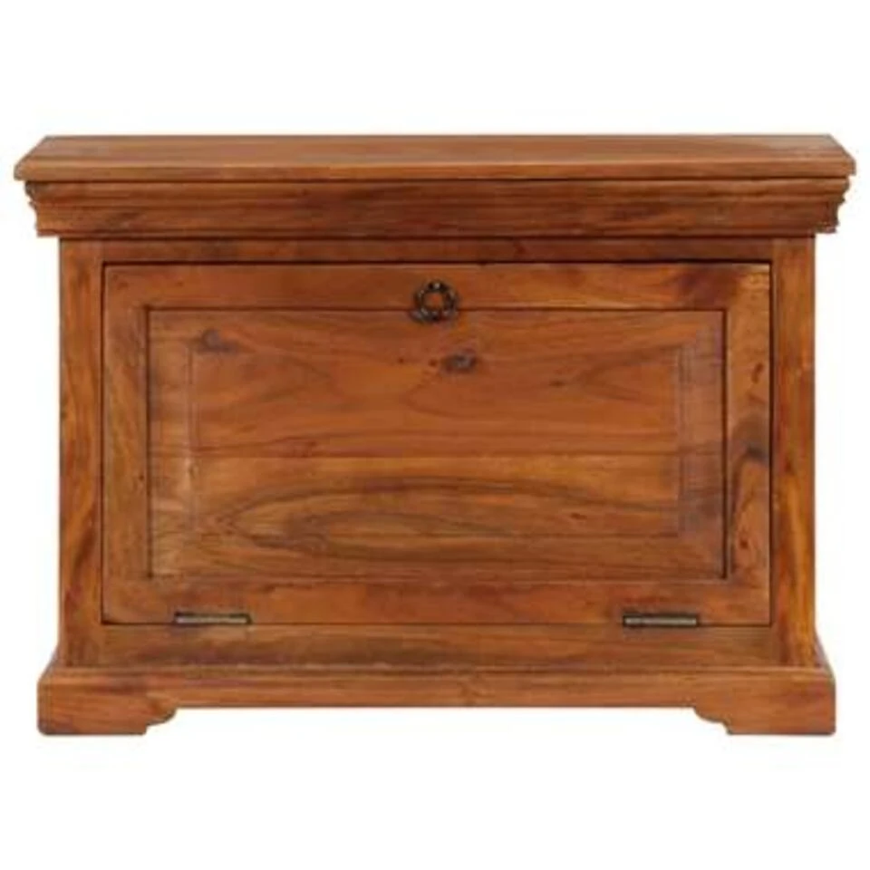 VidaXL Schoenenkast 60x40x41 Cm Massief Acaciahout 6 VidaXL Schoenenkast 60x40x41 Cm Massief Acaciahout - Afbeelding 4