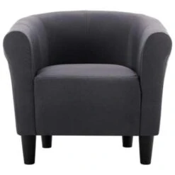 VidaXL Fauteuil Stof Zwart 8 VidaXL Fauteuil Stof Zwart -Neiuwe Order c1a0bd90a885431580c6535dcabfd85a