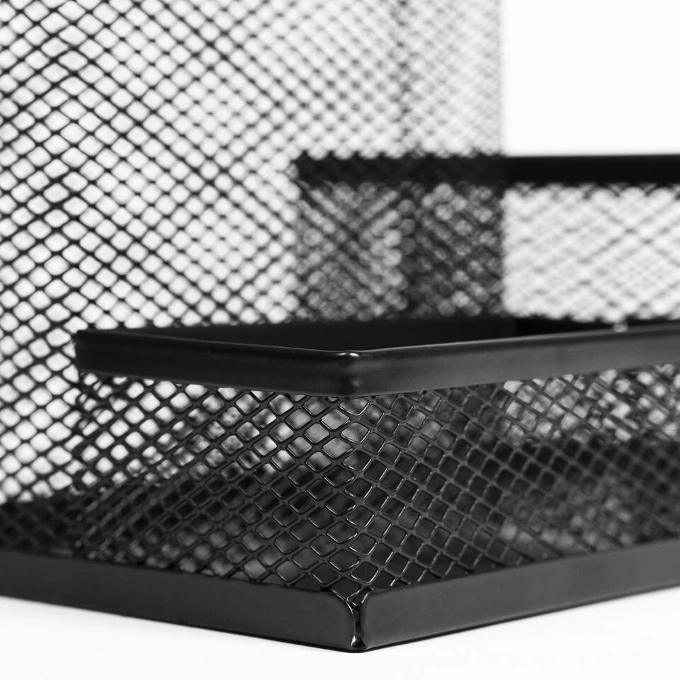 QUVIO Bureau Organizer Met Gaas - Zwart 4 QUVIO Bureau Organizer Met Gaas - Zwart - Afbeelding 2