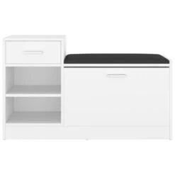 VidaXL Schoenenbank 94,5x31x57 Cm Spaanplaat Wit -Neiuwe Order dc8d175c606245a78b201c9c68542454