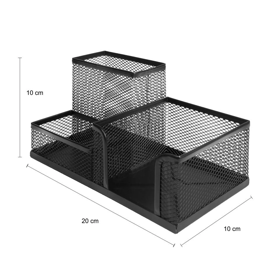 QUVIO Bureau Organizer Met Gaas - Zwart 6 QUVIO Bureau Organizer Met Gaas - Zwart - Afbeelding 4