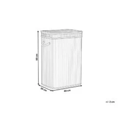 Beliani Wasmanden KALUTARA - Lichte Houtkleur Bamboehout 8 Beliani Wasmanden KALUTARA - Lichte Houtkleur Bamboehout -Neiuwe Order fa6141aeb1ad4e468c182386689c6736